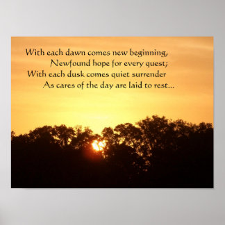 Póster Amanecer Dorado del nuevo Poster de inicio