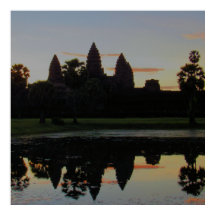 Amanecer en Angkor Wat