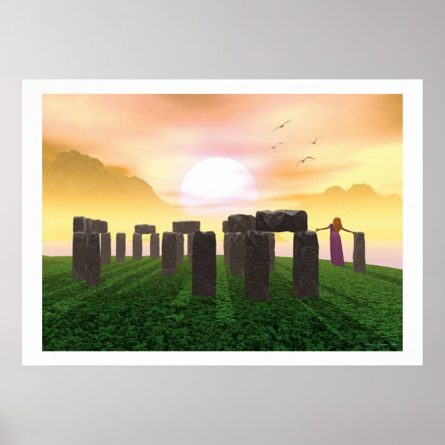 Póster Amanecer en Avalon (Frente)