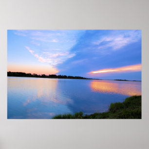 Póster Amanecer en Chincoteague