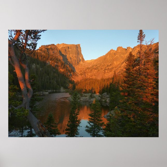 Póster Amanecer en Dream Lake II (Frente)