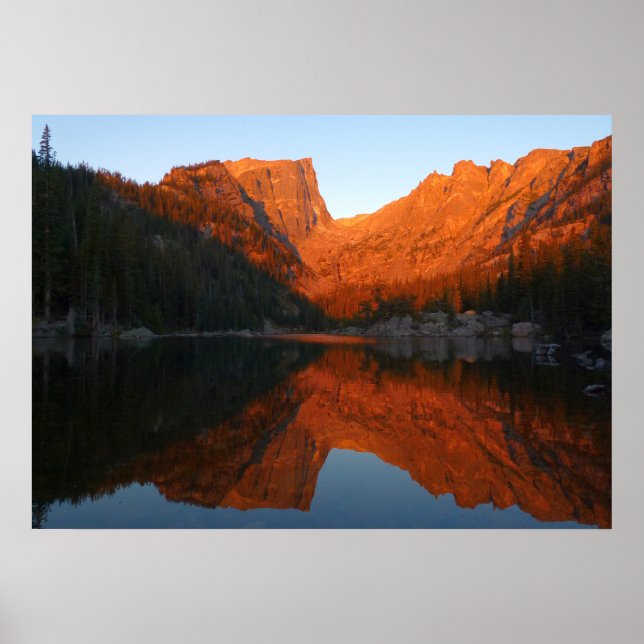 Póster Amanecer en Dream Lake III (Frente)