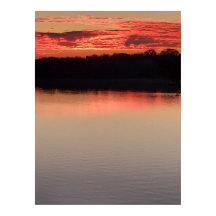 Amanecer en el lago Koronis