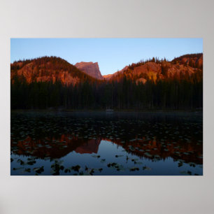 Póster Amanecer en el lago Nymph I