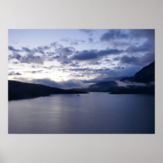 Póster Amanecer en el lago St. Mary II (Frente)