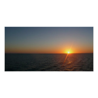 Póster Amanecer en el Mar III Océano Atlántico