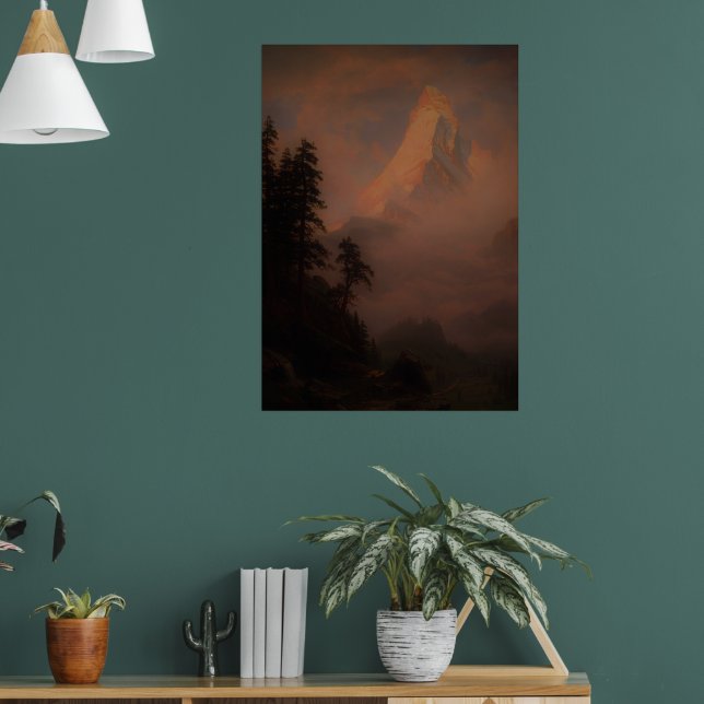Póster Amanecer en el Matterhornafter 1875 -  (Salón 1)