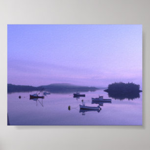 Póster Amanecer en el poster de Lubec