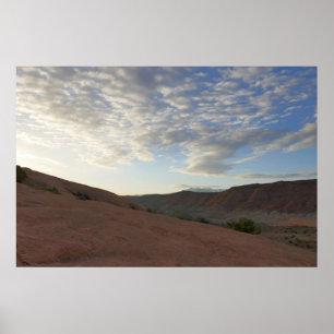 Póster Amanecer en el sendero al Arco Delicado