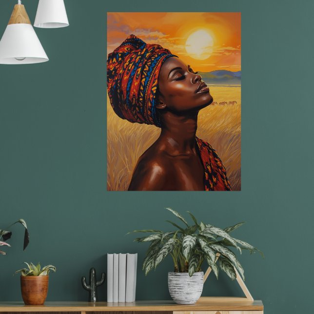 Póster Amanecer en el Serengeti (Salón 1)