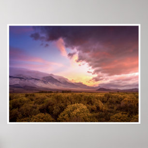 Póster Amanecer en el Valle de Owens