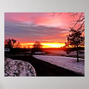 PÓSTER AMANECER EN INVIERNO