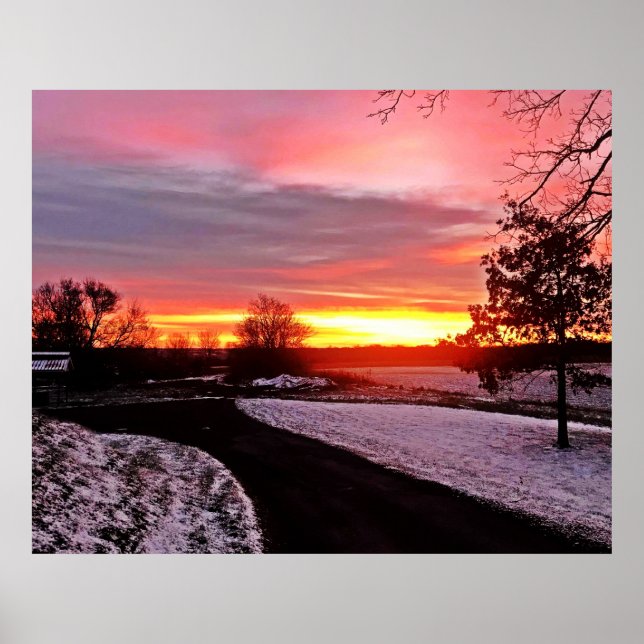 PÓSTER AMANECER EN INVIERNO (Frente)