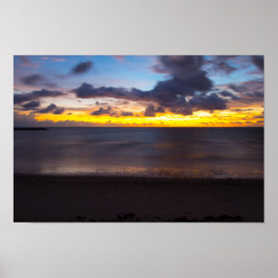 Póster Amanecer en Jetty Park, Fort Pierce, Florida