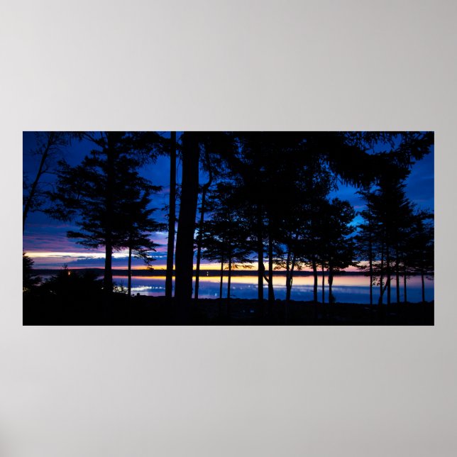 Póster Amanecer en la bahía de Gouldsboro, Maine (Frente)
