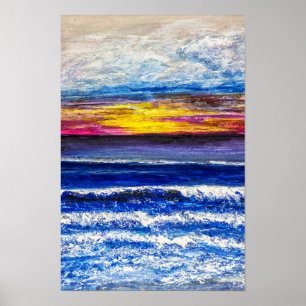 Póster - Amanecer en la Costa