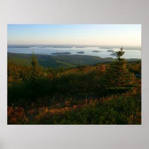 Póster Amanecer en la montaña Cadillac I
