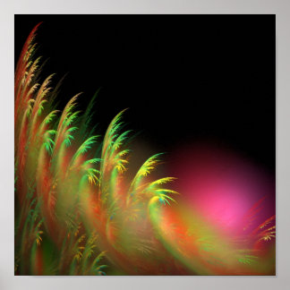 Póster Amanecer en la selva