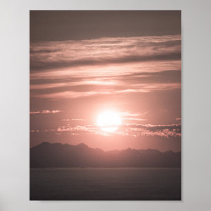 Póster Amanecer en las Islas Lofoten Noruega
