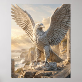 Póster Amanecer en Marble Eagle Cliff