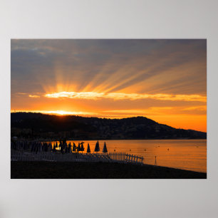 Póster Amanecer en Promenade des Anglais