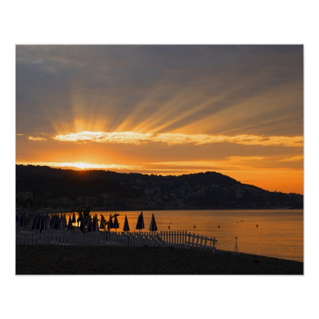 Póster Amanecer en Promenade des Anglais (Anverso)