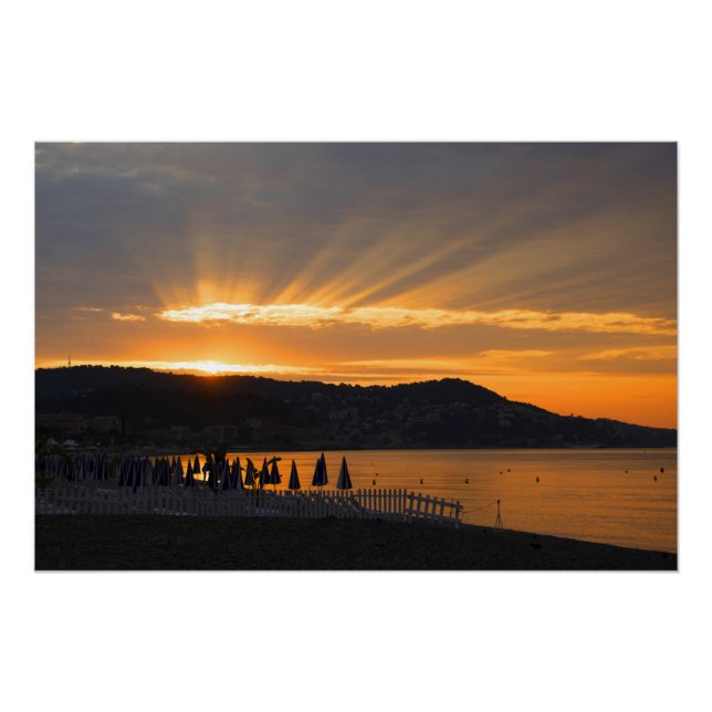Póster Amanecer en Promenade des Anglais (Anverso)