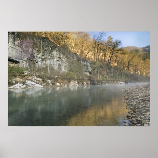 Póster Amanecer en Roark Bluff, acceso a Steel Creek, (Frente)