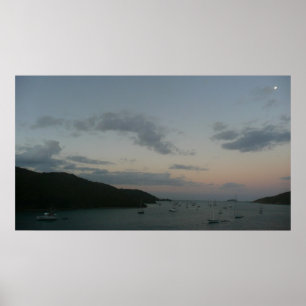 Póster Amanecer en St. Thomas IV Islas Vírgenes Estadouni