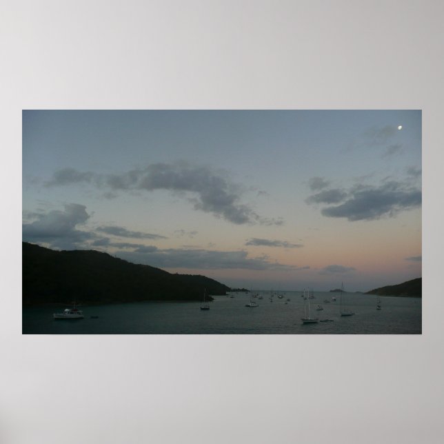 Póster Amanecer en St. Thomas IV Islas Vírgenes Estadouni (Frente)