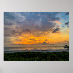 Póster Amanecer en Tybee