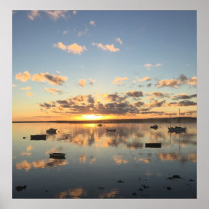 Póster Amanecer en Wells Next The Sea Norfolk