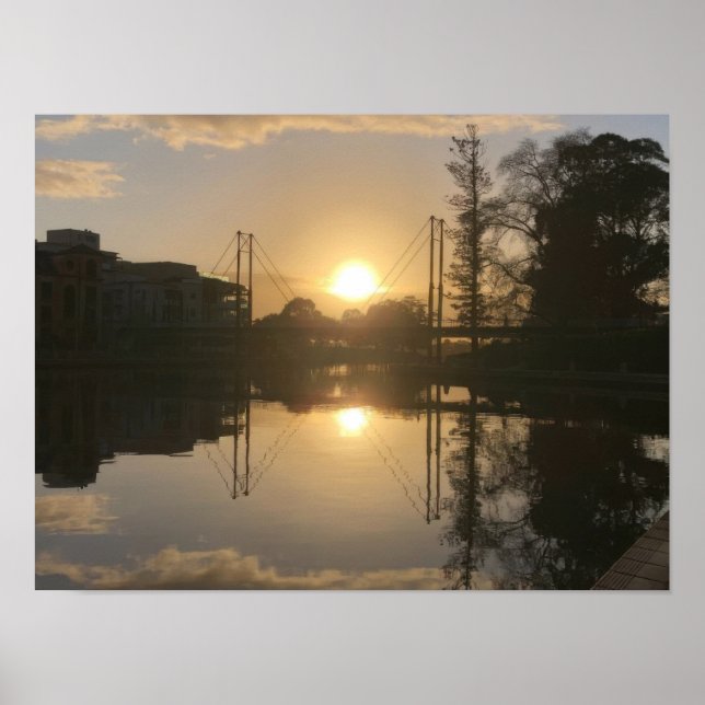 Póster Amanecer matutino  (Frente)