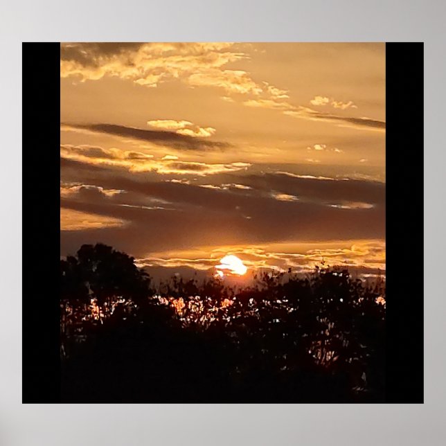 Póster Amanecer matutino (Frente)