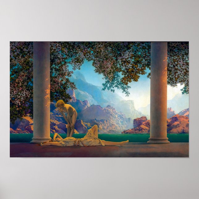 Póster Amanecer | Maxfield Parrish | (Frente)