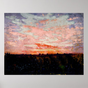 Póster Amanecer o atardecer de Thayer