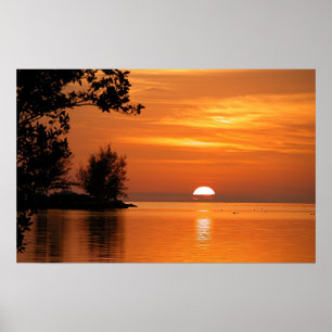 Póster Amanecer occidental clave