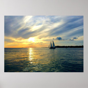Póster Amanecer occidental clave