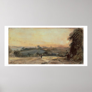 Póster Amanecer otoñal