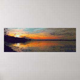 Póster Amanecer pintado