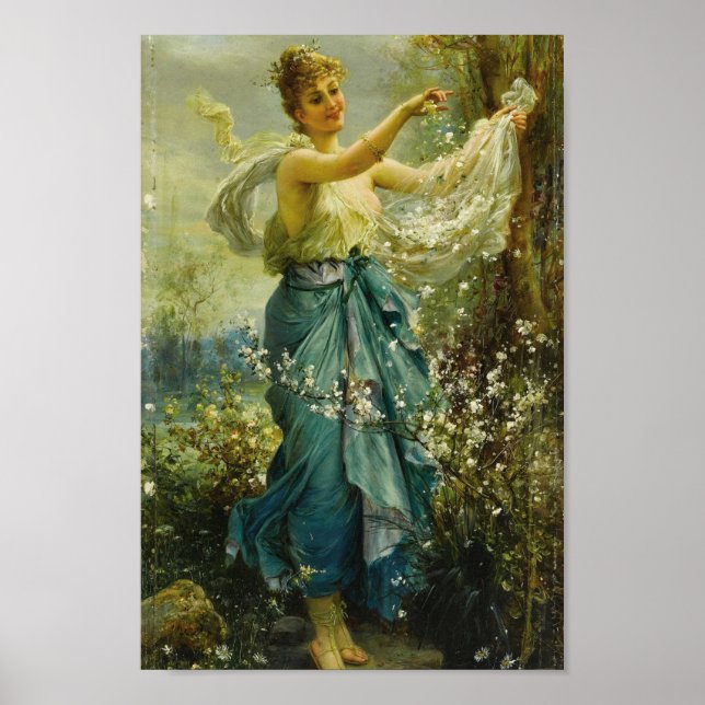 Póster Amanecer por Hans Zatzka - poster (Frente)