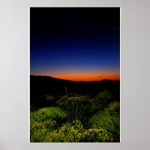 Póster Amanecer relleno de color