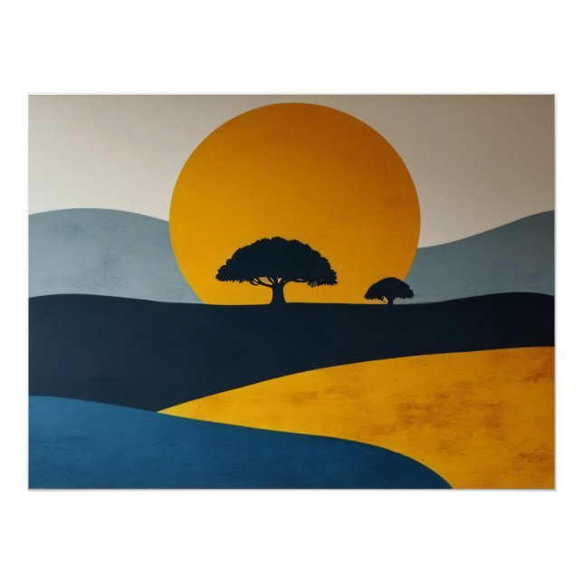 Póster Amanecer Silencioso (Anverso)