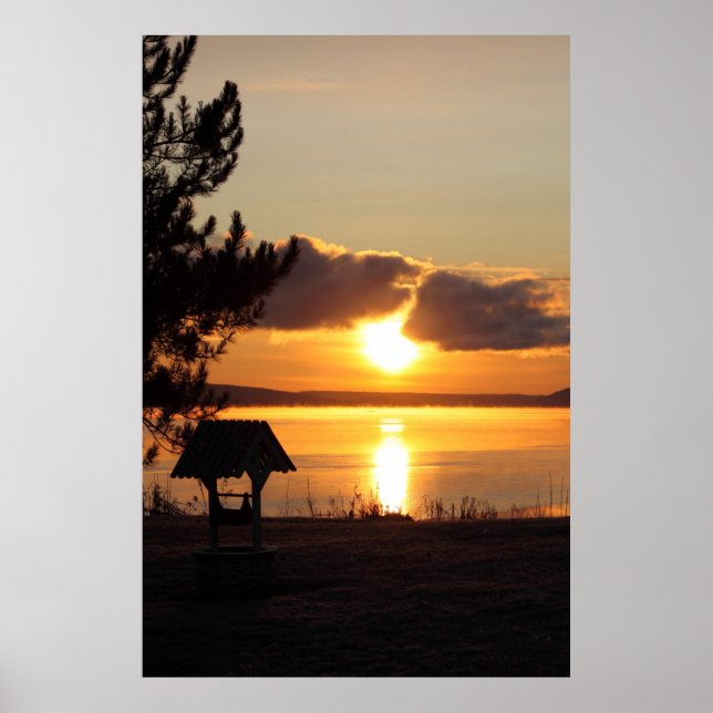 Póster Amanecer sobre el Poster de Saint Agathe (Frente)