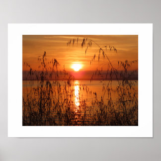 Póster Amanecer sobre la Bahía