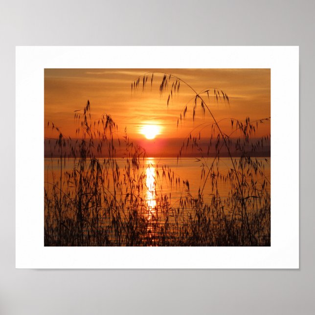 Póster Amanecer sobre la Bahía (Frente)