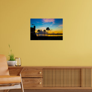 Póster Amanecer sobre la bahía de Matanzas