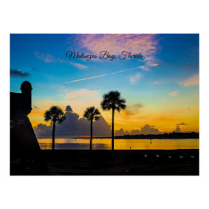Póster Amanecer sobre la bahía de Matanzas