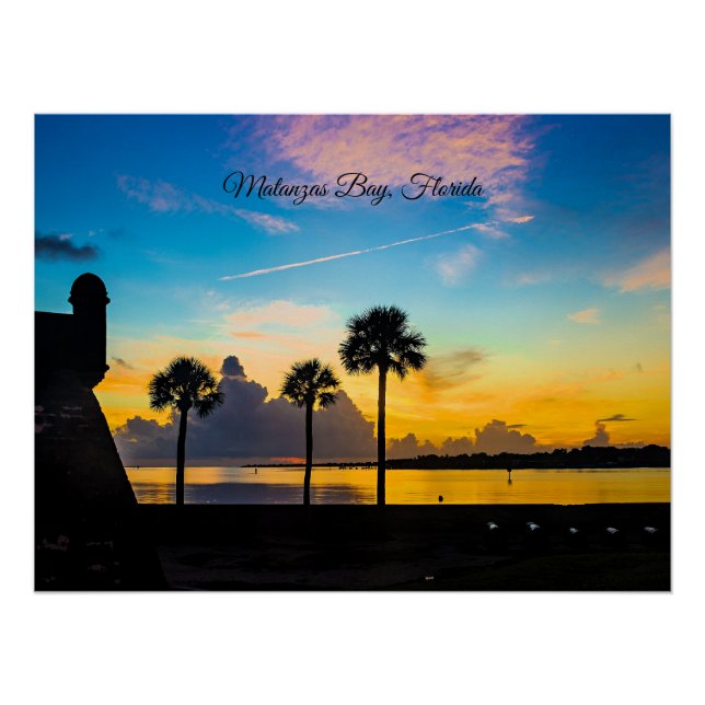 Póster Amanecer sobre la bahía de Matanzas (Anverso)