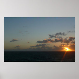 Póster Amanecer sobre San Juan I Puerto Rico